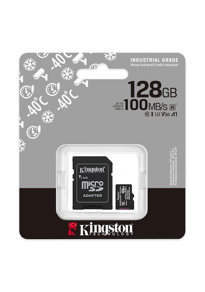 Kingston Sdcıt2/128gb Microsdhc Industrial C10 A1 Pslc Ca