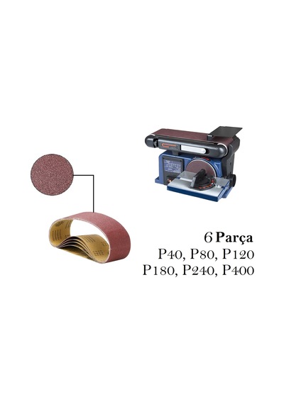 Venoa Promax Pm72501 Uyumlu Tezgah Bant Zımpara Kağıdı 6 Parça