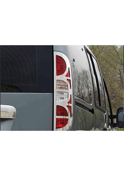 Woc Chrome Fiat Doblo Krom Stop Çerçevesi 2006-2012 2 Parça Pasla