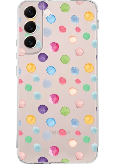 Samsung Galaxy S22 Plus İle Uyumlu Water Color 6 Kamera Korumalı Şeffaf Kılıf Şeffaf
