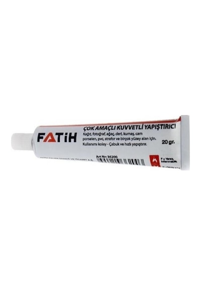 Sıvı Yapıştırıcı 20 Gr Tüp Fatih Çok Amaçlı Kuvvetli Yapıştırıcı