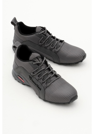 Tonny Black Rahat Kalıp Termo Taban Bağcıklı Unisex Füme Spor Ayakkabı Tbps005 Füme