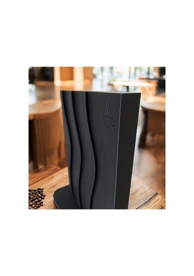 Gıdaya Uygun Nespresso Kapsül Standı Siyah 25x21x9 Cm Kahve Kapsül Düzenleyici Stant Organizer Diğer