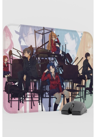 Toradora Anime V3 - 48x40 Xl Gaming Kauçuk Kaymaz Taban Mouse Pad Fare Altlığı