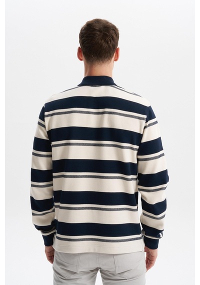 AR-MA Arma Erkek Ribanalı Regular Fit Çizgili Polo Yaka Sweatshirt %95 Pamuk %5 Elastane Ringel Pike K30554953002 Lacivert AR-MA Arma Erkek Ribanalı Regular Fit Çizgili Polo Yaka Sweatshirt %95 Pamuk %5 Elastane Ringel Pike K30554953002 Lacivert