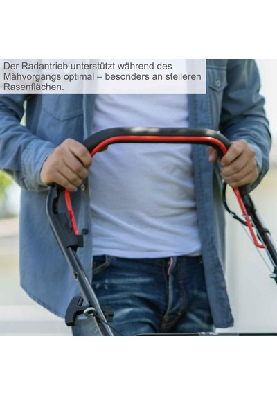 Ms161-46 Termal Çim Biçme Makinesi Kundağı Motorlu 4t Motor 150cm3 Kesme Genişliği 46 Cm Pro Şanzıman