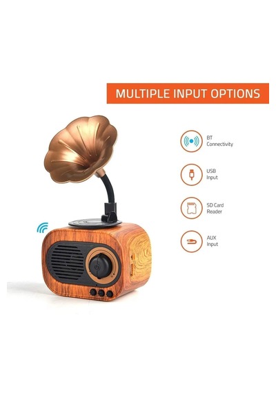 Arell B5 Wireless B5 Gramafon Bluetooth 5.3 Hoparlör