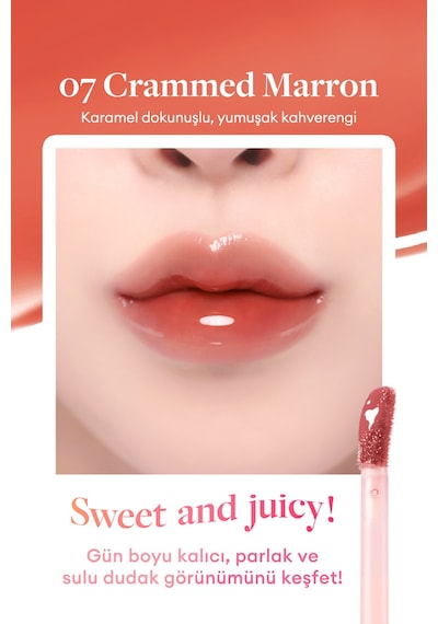 Dasique Juicy Dewy Glow Tint 07 Crammed Marron