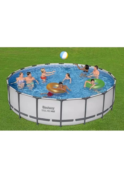 Bestway 56462 Steel Pro Büyük Aile Yüzme Havuzu 549 X 122 Cm