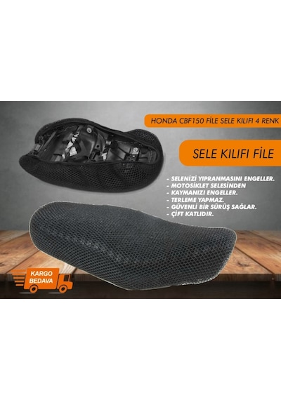 Honda Cbf150 Cbf 150 File Sele Kılıfı Siyah