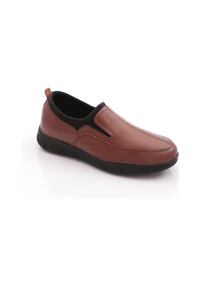 King Paolo C1077 Erkek Ss Battal Cool Comfort Deri Ayakkabı D.taba-str Sy