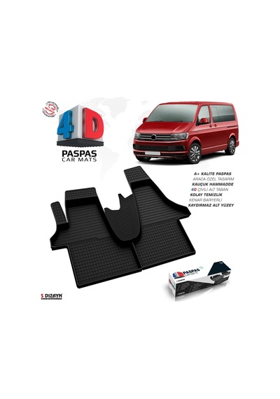 Vw Transporter T6 4d Havuzlu Paspas 2015-2025 A+kalite