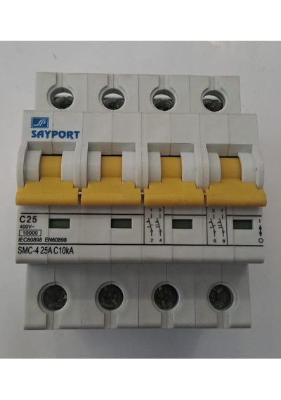 Sayport Smc-4x25a 10ka C25 Grup Sigorta