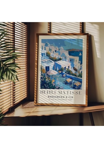 ' Lü Çerçevesiz Poster Modern Dekoratif Çerçevesiz Poster Tablo 3matisse3 50 X 70