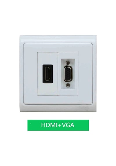 Duvar Prizi - Sıva Altı - Vga - Hdmı - Kablolu