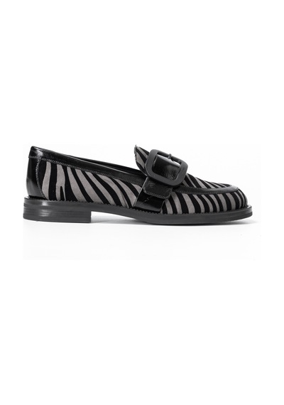 Zebra Oxford Klasik Kadın 90e5 Frau Velvettecfloc Çok Renkli