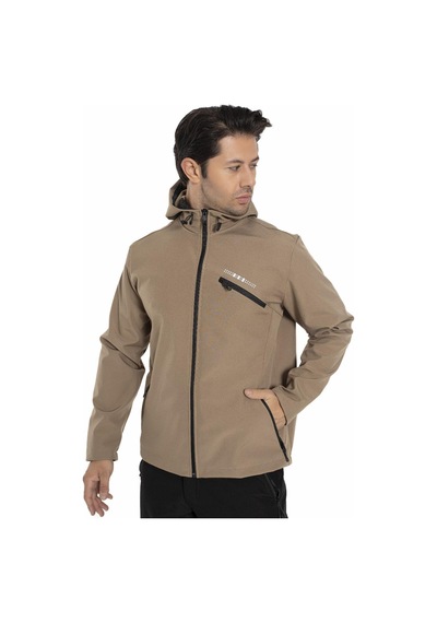 Crozwise Erkek Softshell Mont Bej