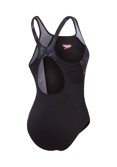 Speedo Hyperboom Spl Msbk Af Blk/pınk Mayo 8-1347016765 Pembe - Siyah