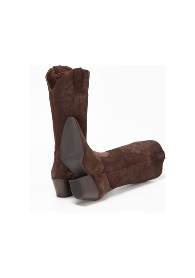 Marrone Çizme Kadın 25k8605xs Vergelio Suede Marrone