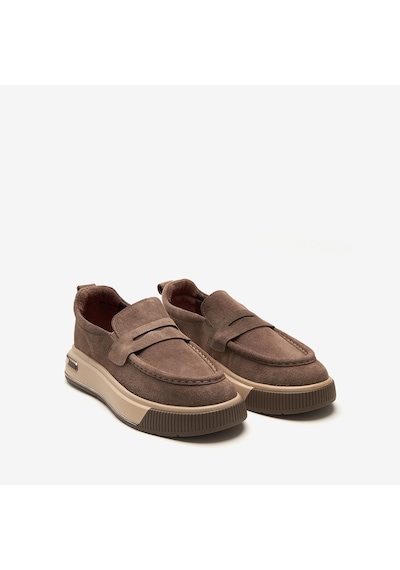 Vizon Süet Sneaker Erkek Ka-alfa8204 John May Alfa
