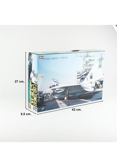 Hasegawa Pt12 7212 1/48 Ölçek, F-14d Tomcat Cvw-14 , Savaş Uçağı Plastik Model Kiti-57107