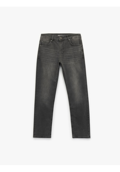 Koton Normal Bel Pamuklu Straight Fit Jean Pantolon - Mark Jean Antrasit 6wam40054nd Antrasit Koton Normal Bel Pamuklu Straight Fit Jean Pantolon - Mark Jean Antrasit 6wam40054nd Antrasit