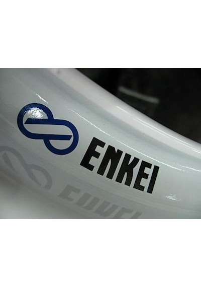 Oto Sticker Enkei Rpf1 Çift Renk Jant Stickeri Seti 4 Parça