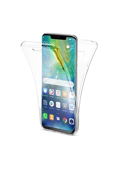 Mate 20 Pro İçin Kılıf 6 Tarafı Tam Full Koruma 360 Clear Soft Şeffaf Mate 20 Pro İle Uyumlu Kılıf - Şeffaf 50 x 22