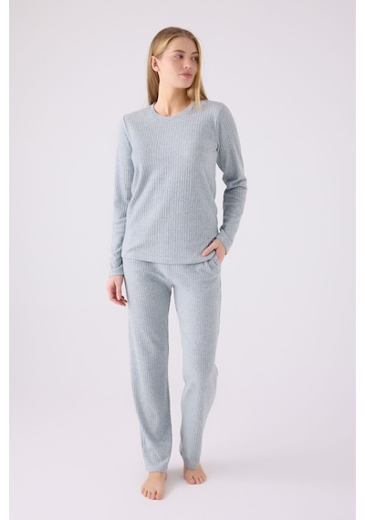 Pierre Cardin Kadın Mavi Pijama Takımı Pc8908-s-v1 Mavi
