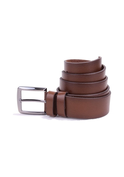 Dagoster Dmk26-463dg Açık Kahve 4.5 Cm Hakiki Deri Erkek Kemer Kahve