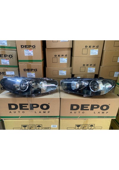 Vw Scirocco 2008-2013 Arası Depo Sağ Ve Sol Far Takım D1s Xenon 1k8941753b / 1k8941754b