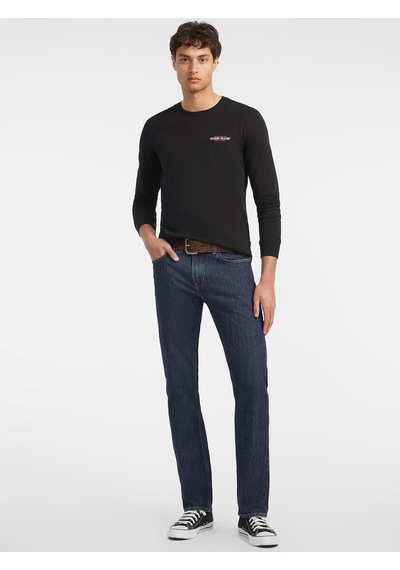 Jeans Siyah Erkek T-shirt M4yı54k8hm0jblk Gj Ls Cn Slım Amerı Siyah
