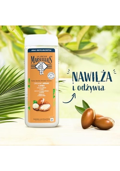 Le Petit Marseillais Lpm Organik Argan Ve Shea 400 Ml Duş Jeli Acai Üzümü