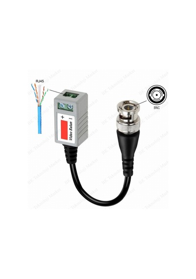 CCTV Kamera Video Balun 1 kanal Pasif Video Alıcı/Verici