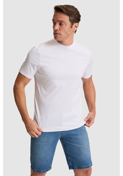 U.s. Polo Assn. Erkek Beyaz Tişört Basic 50324943-vr013