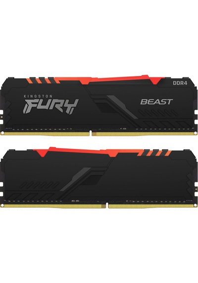 Kingston Fury Beast RGB KF436C17BBAK2/16 16 GB (2x8) DDR4 3600 MHz CL17 Ram