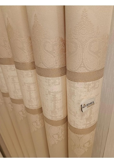 Lavinya Vizon V-115 Viyana 1/3 Sık Pile Fon Perde Apm Cok Renkli