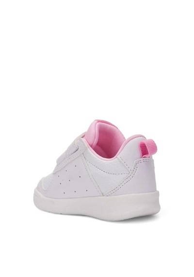 Zacoz Unisex Bebek Ortopedik İlk Adım Sneaker Beyaz - Pembe