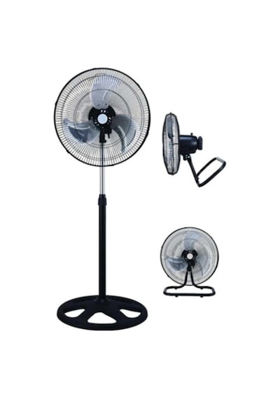 Master MTR-F100 18'' 80 W  Monofaze Sanayi Tipi 3in1 Ayaklı Vantilatör