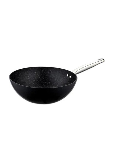 Zest Gusto Granit 28cm Wok Tava Siyah
