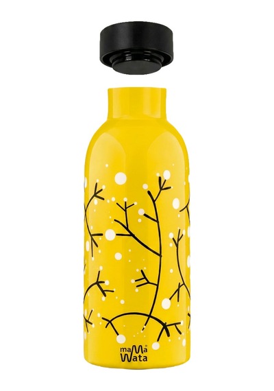 Mamawata Daylight Paslanmaz Çelik Termos Matara 470 Ml Sızdırmaz Yalıtımlı Suluk Sarı
