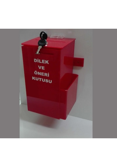 Masa Ve Duvar Tipi Dilek Öneri Kutusu