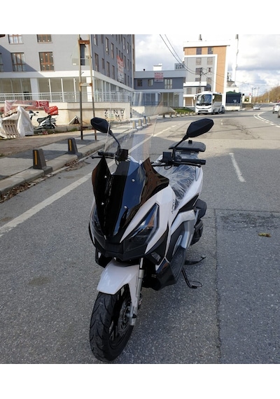 Motocam Volta Apec Apx7 Ön Cam 2025-2026 Model 78cm Şeffaf Renkli 4mm Uzun