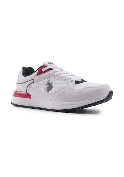 U.s. Polo Assn. Martin 4fx Erkek Beyaz-lacivert-kırmızı Sneaker Ayakkabı-beyaz Beyaz