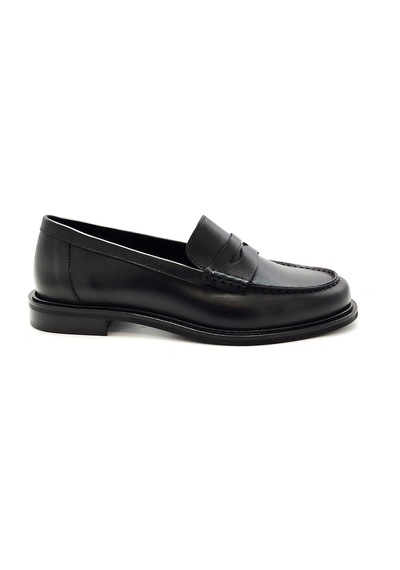 Nero Black Oxford Klasik Kadın Elsa-n252-vıtf Elisa Lanci Vıtello Seta Foderato Siyah