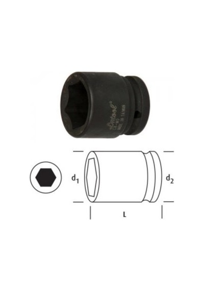 Osaka Altı Köşe Lokma Anahtar 19mm 3/4" Ln34s19