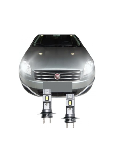 Megamarket06 Fıat Lınea Led Xenon Kısa Far Ampulü H7 Mini Led 2'li Set