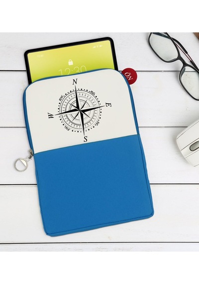 Bk Gift Pusula Tasarımlı Taşınabilir Koruyucu Tablet Kılıfı