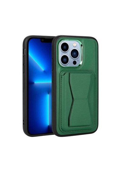 Nihcase Apple Uyumlu iPhone 12 Pro Kılıf Memo Kartlıklı Standlı Pu Deri Kapak