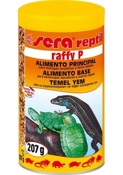 Sera Raffy P Kaplumbağa Sürüngen Balık Çubuk Yemi 1 L